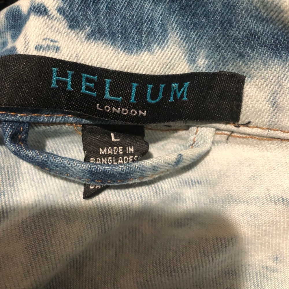 Blue Tie-Dye Jean Jacket - Picture 3 of 3
